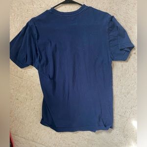 Dark blue shirt, size S, good unused condition. sorry I don't have an iron